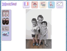 Tablet Screenshot of moxiesbabyshoes.com